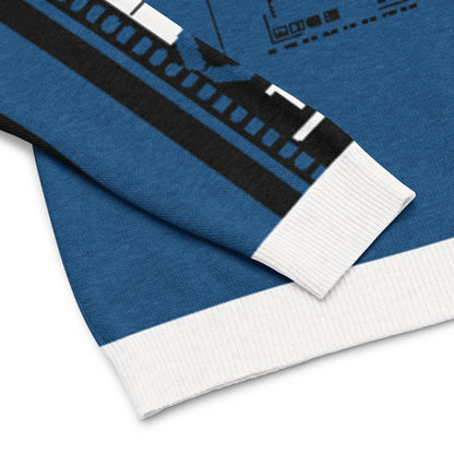 Actor Language Knitted Crew Neck Sweater