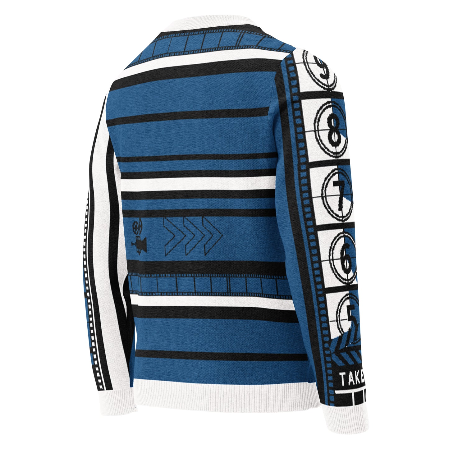 Actor Language Knitted Crew Neck Sweater