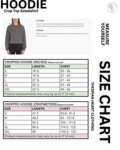 Unlimited - Embroidered Crop Top Hoodie