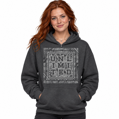 Unlimited - Printed Staple Unisex Hoodie