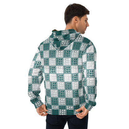 I Am Enough - All-Over Print Unisex Hoodie