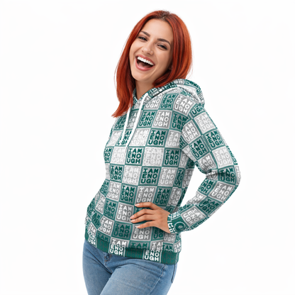 I Am Enough - All-Over Print Unisex Hoodie