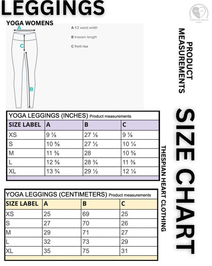 Actor in Languages - Yoga Running Workout Leggings