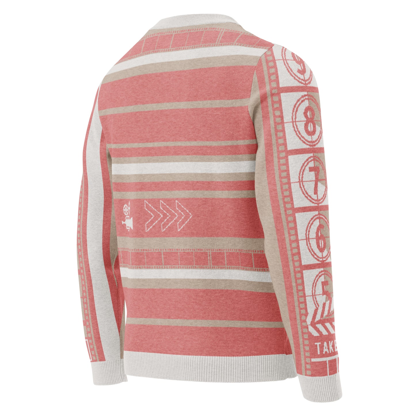 Strong Female Protagonist Pink Knitted Crew Neck sweater