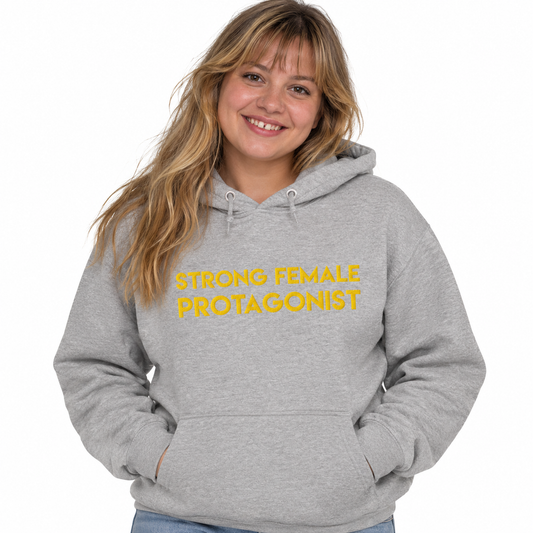 Strong Female Protagonist - Yellow Embroidered Premium Unisex Hoodie