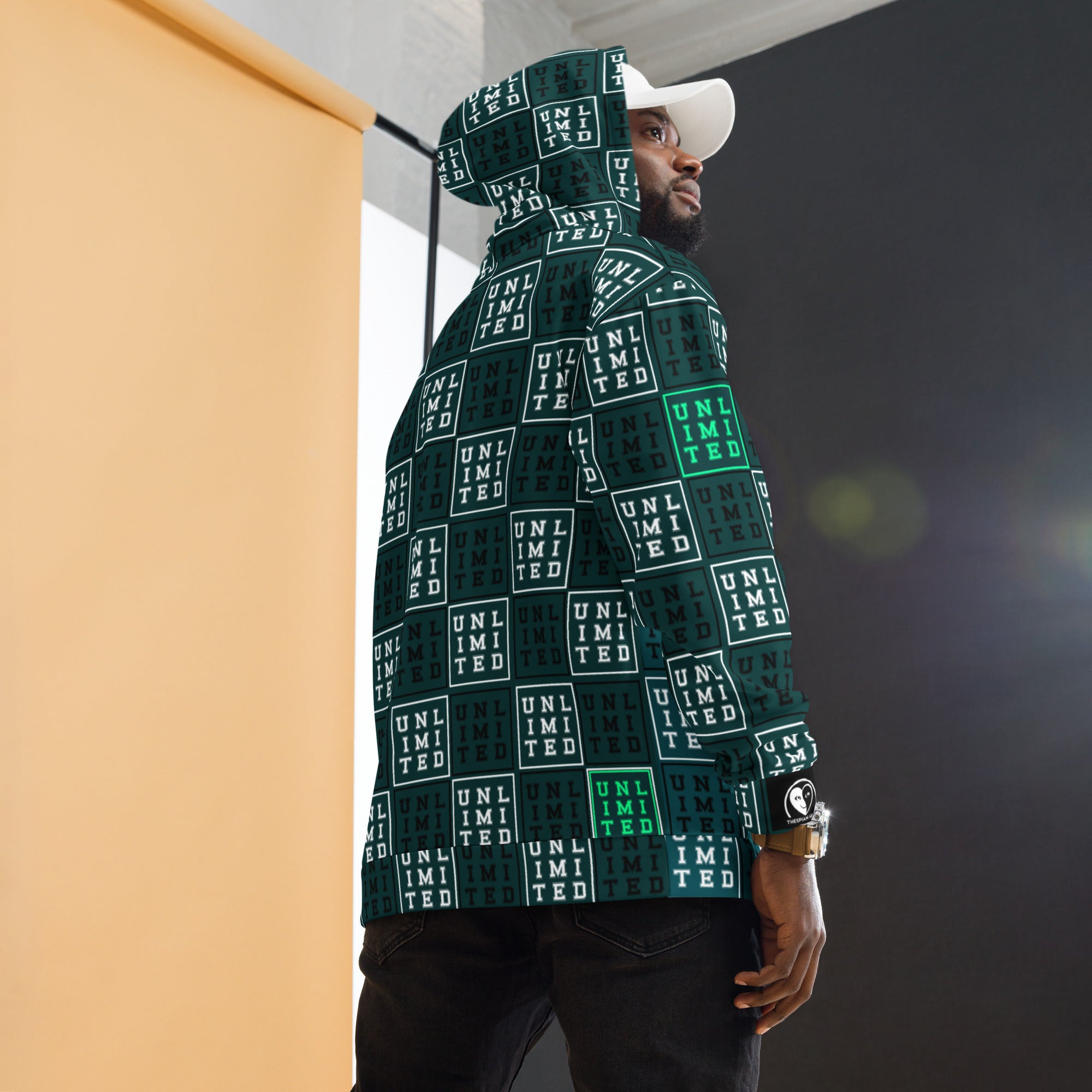 Unlimited Green - All-Over Print Unisex Hoodie