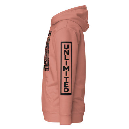 Unlimited - Sleeves Printed Premium Unisex Hoodie