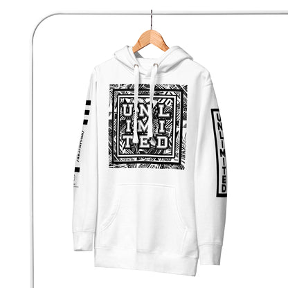 Unlimited - Sleeves Printed Premium Unisex Hoodie