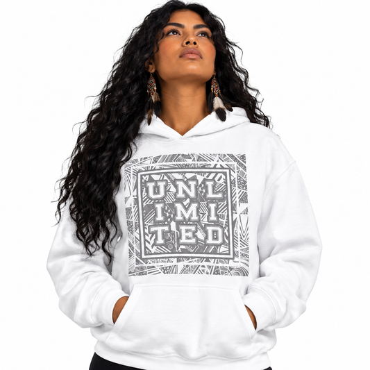 Unlimited - Printed Staple Unisex Hoodie