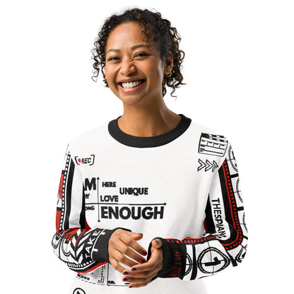I Am Enough Film + TV Knitted Crew Neck Sweater