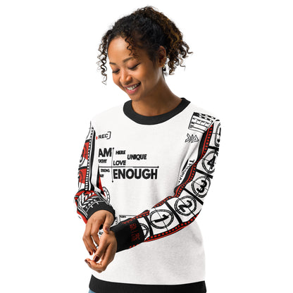 I Am Enough Film + TV Knitted Crew Neck Sweater
