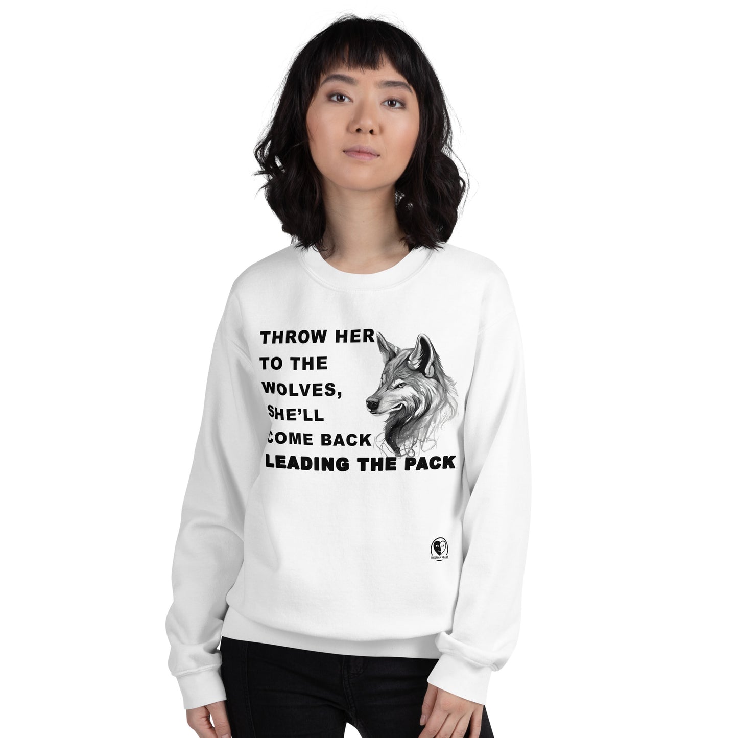 Leading the Pack - Printed Staple Unisex Crewneck Sweatshirt