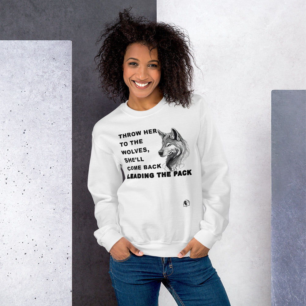 Leading the Pack - Printed Staple Unisex Crewneck Sweatshirt