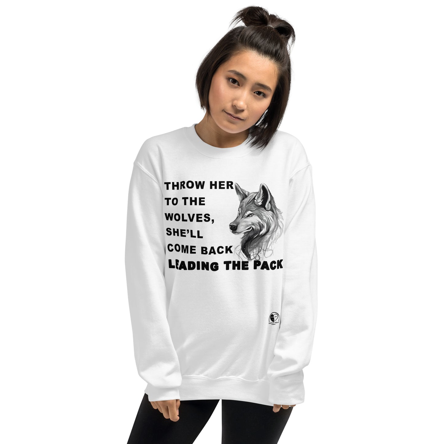 Leading the Pack - Printed Staple Unisex Crewneck Sweatshirt