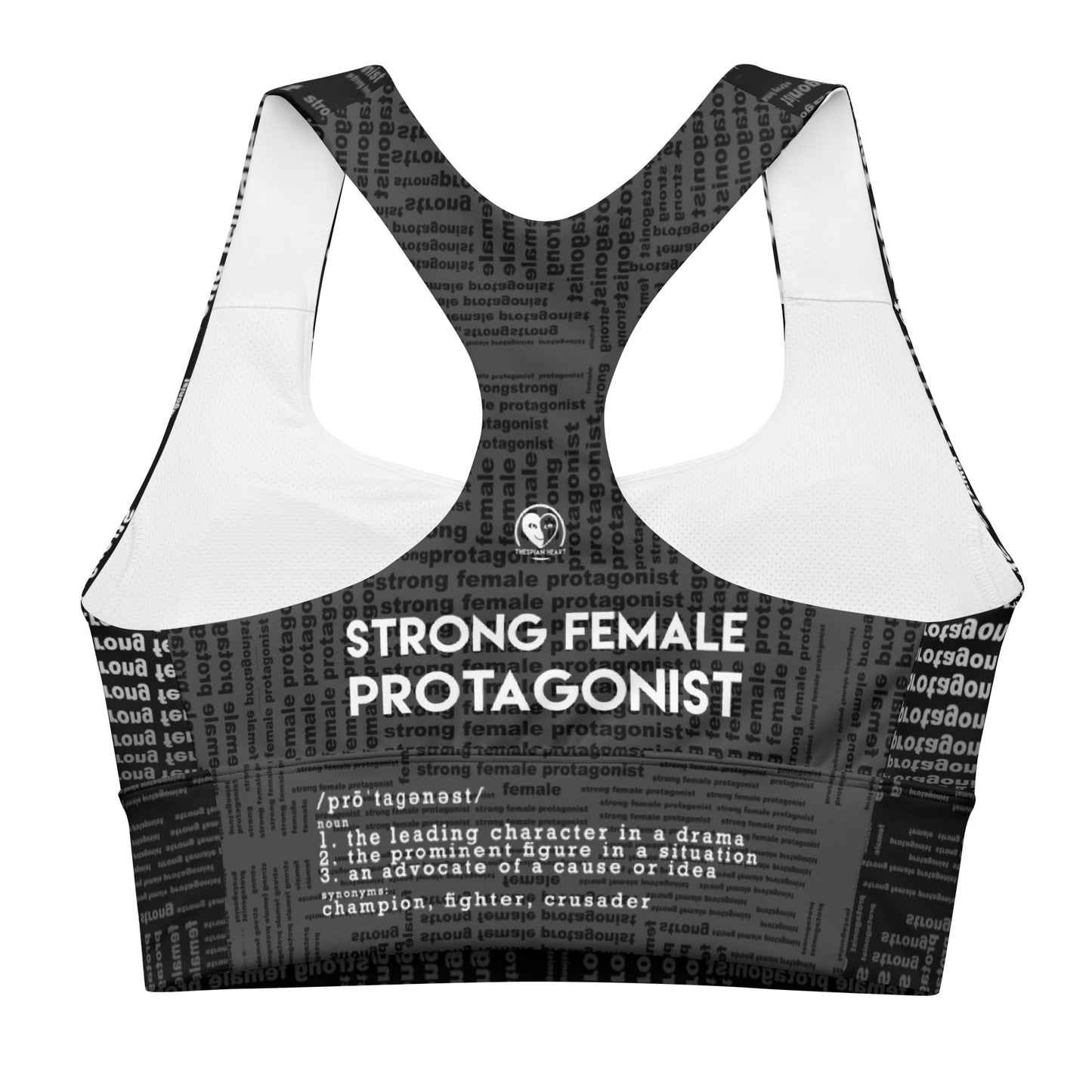 Strong Female Protagonist Dark Option Longline Sports Bra