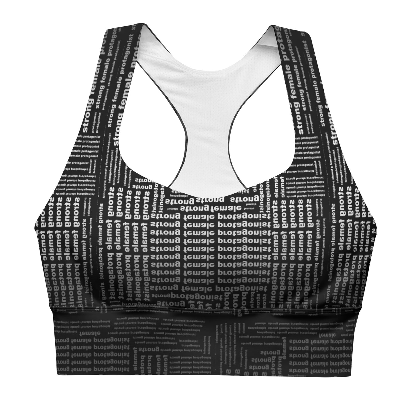 Strong Female Protagonist Dark Option Longline Sports Bra