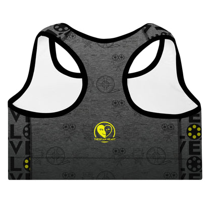 Love Movies Filmmaking - Padded Sports Bra