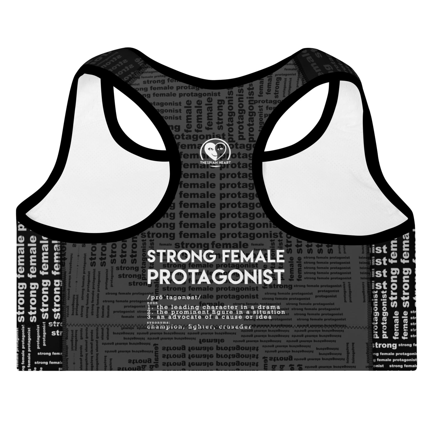 Strong Female Protagonist Dark Option - Padded Sports Bra