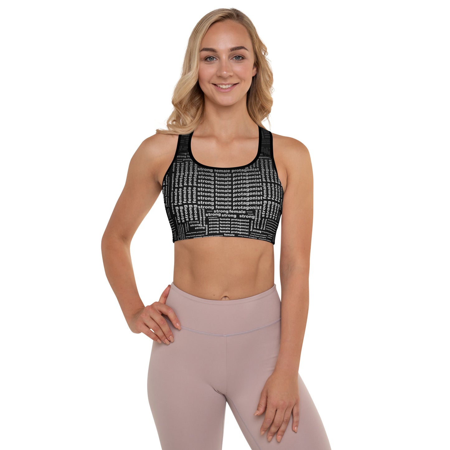 Strong Female Protagonist Dark Option - Padded Sports Bra