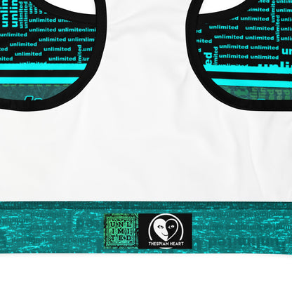 Unlimited Green - Padded Sports Bra