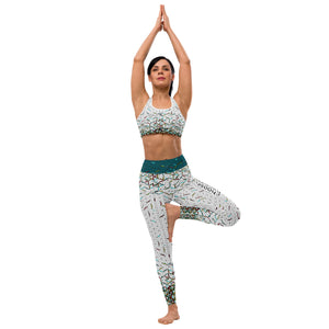 Choose Happiness - Yoga Running Workout Leggings