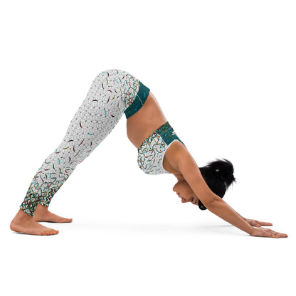 Choose Happiness - Yoga Running Workout Leggings