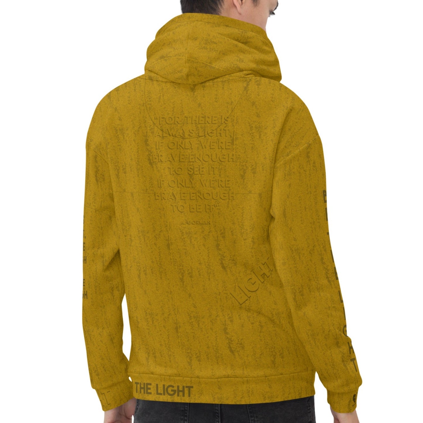 Be The Light Yellow Sweatshirt - All-Over Print Unisex Hoodie