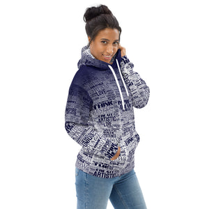 Inspirational Words - All-Over Print Unisex Hoodie