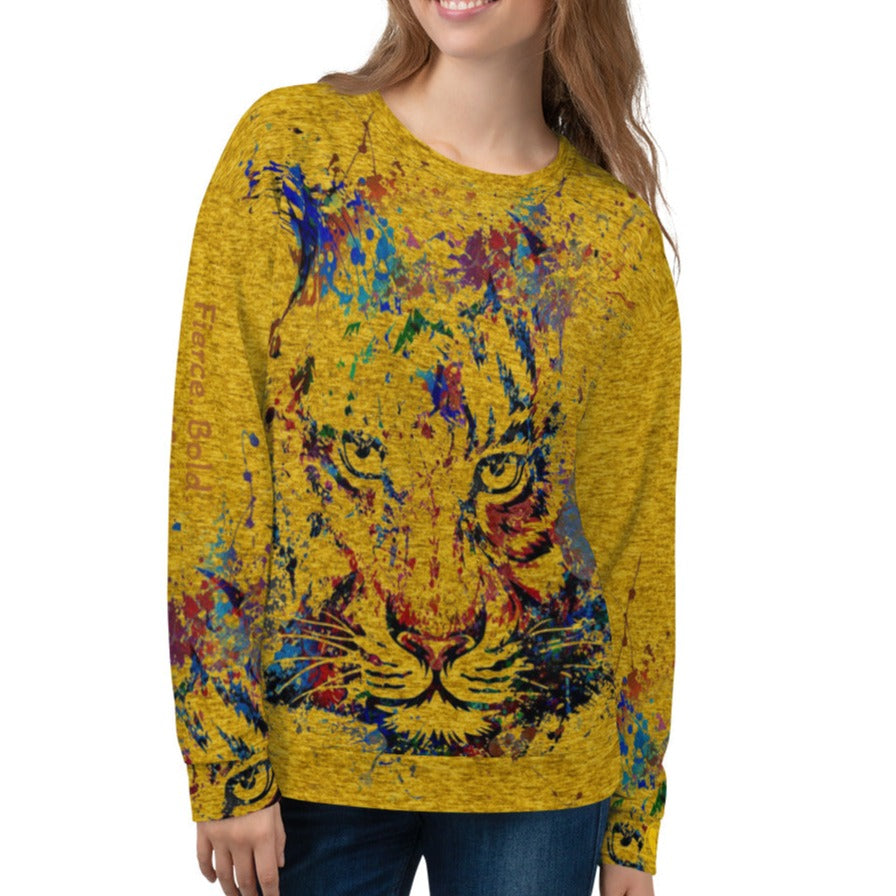 Tiger This Is My Moment - All-Over Print Unisex Crewneck Sweatshirt