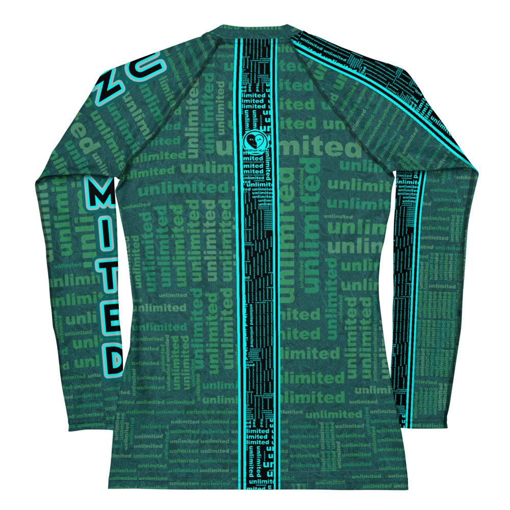 Unlimited Green - Women's Rash Guard