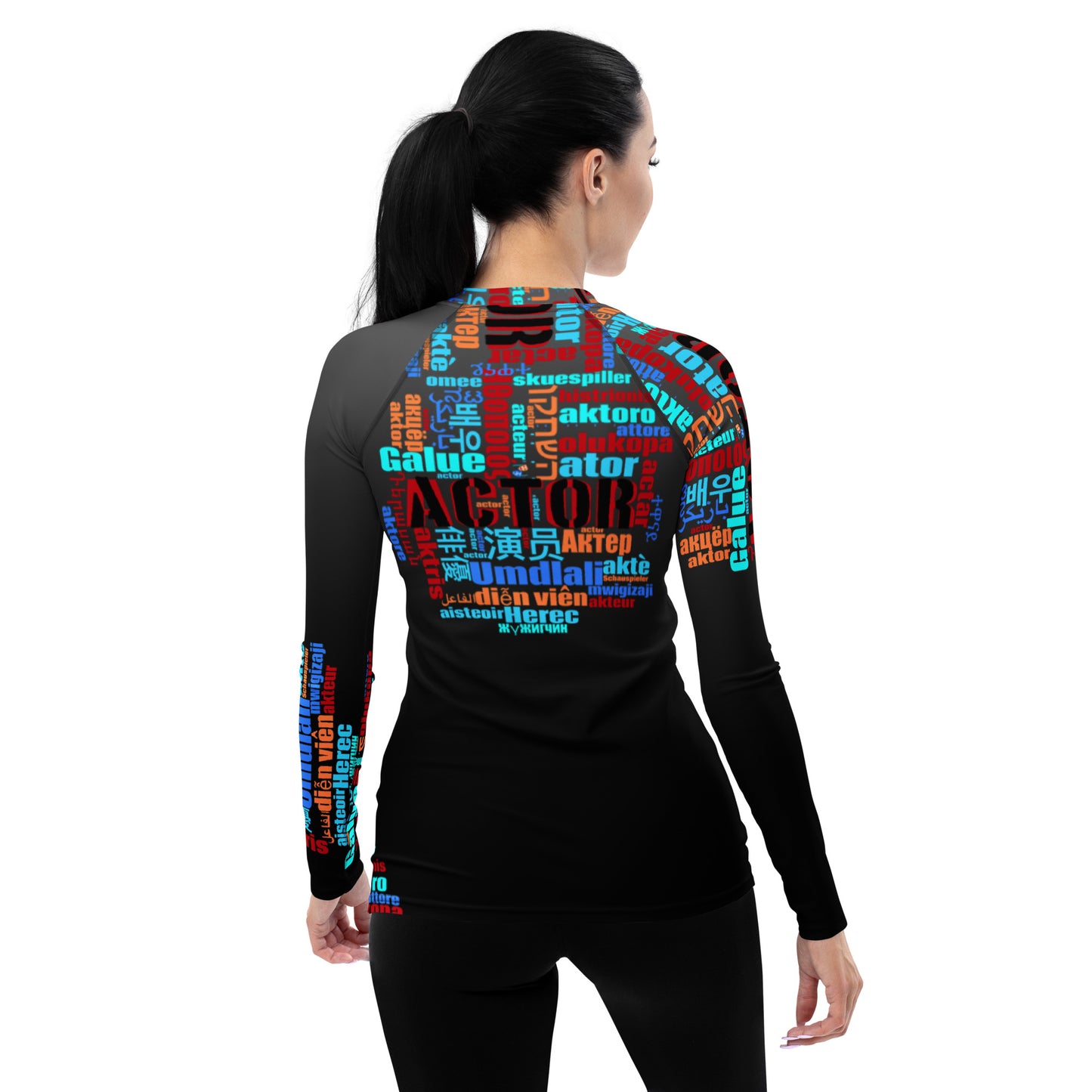 Actor in Languages - Women's Rash Guard