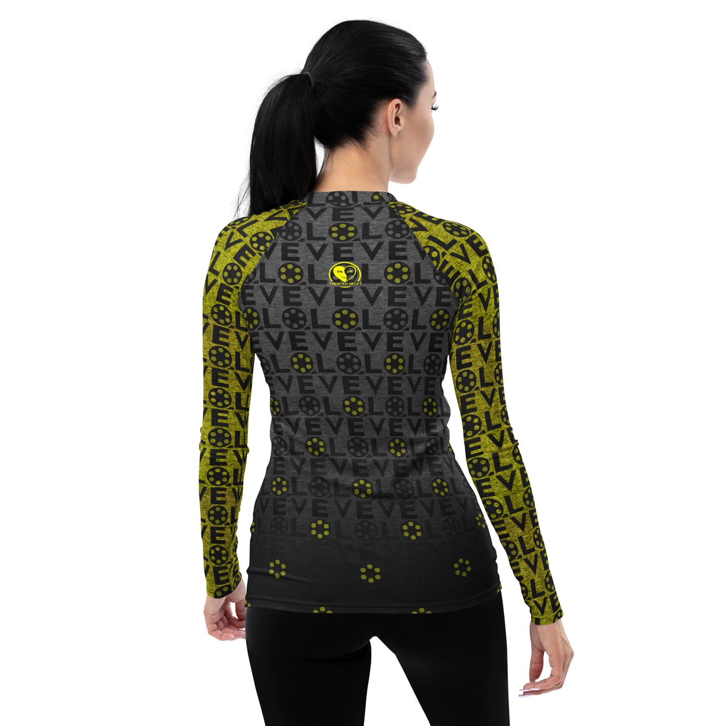 Love Movies Filmmaking- Women's Rash Guard for Yoga Running Workout