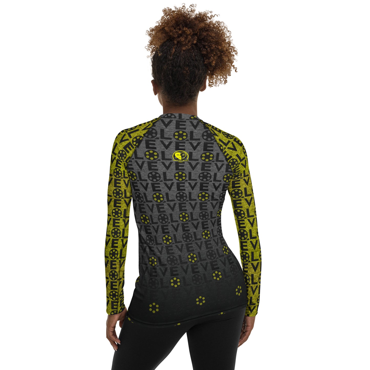 Love Movies Filmmaking- Women's Rash Guard for Yoga Running Workout