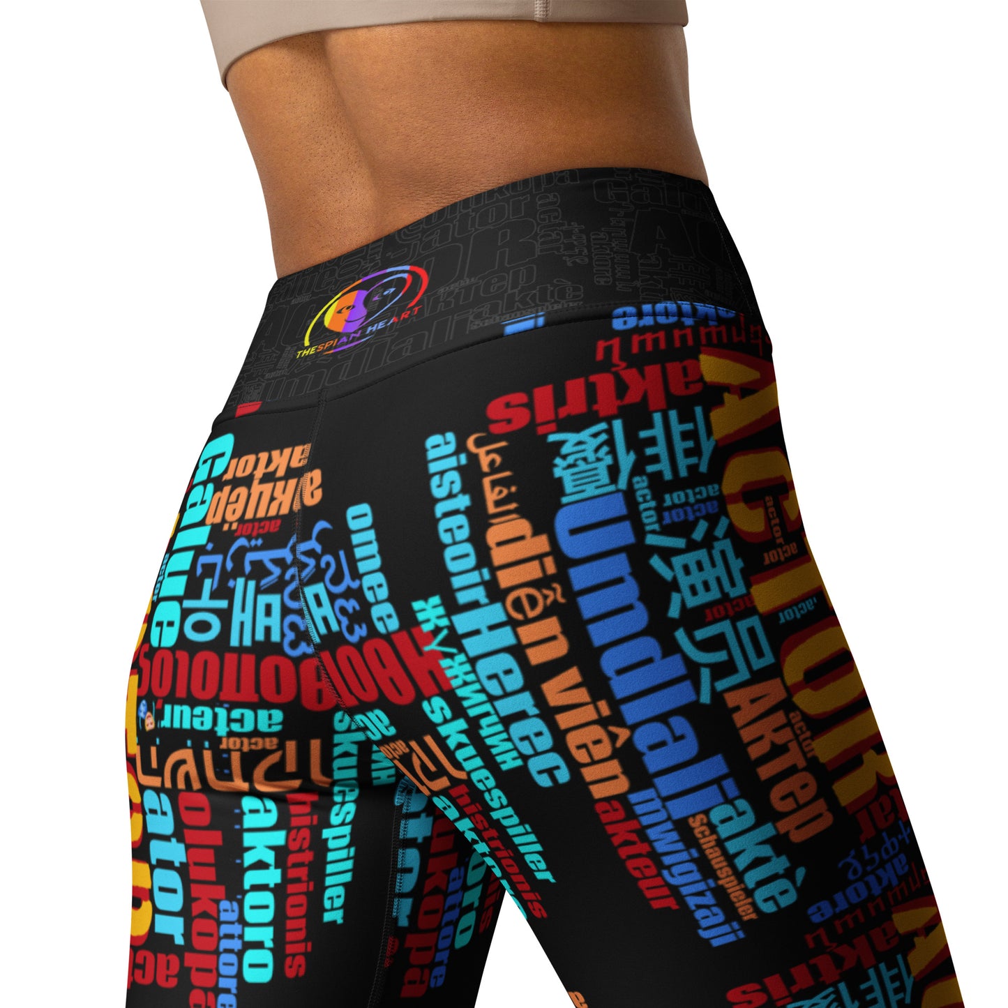 Actor in Languages - Yoga Running Workout Leggings