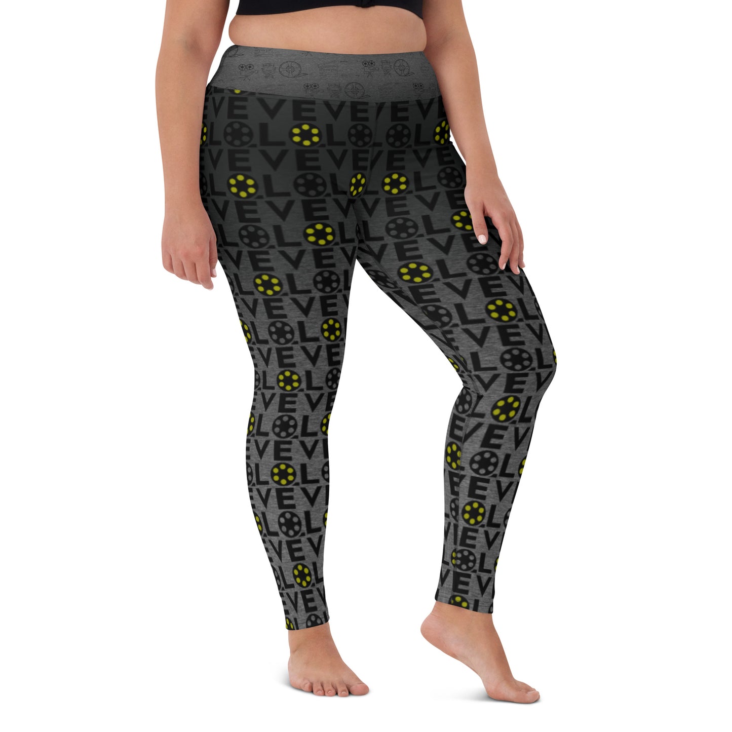 Love Movies Filmmaking - Yoga Running Workout Leggings