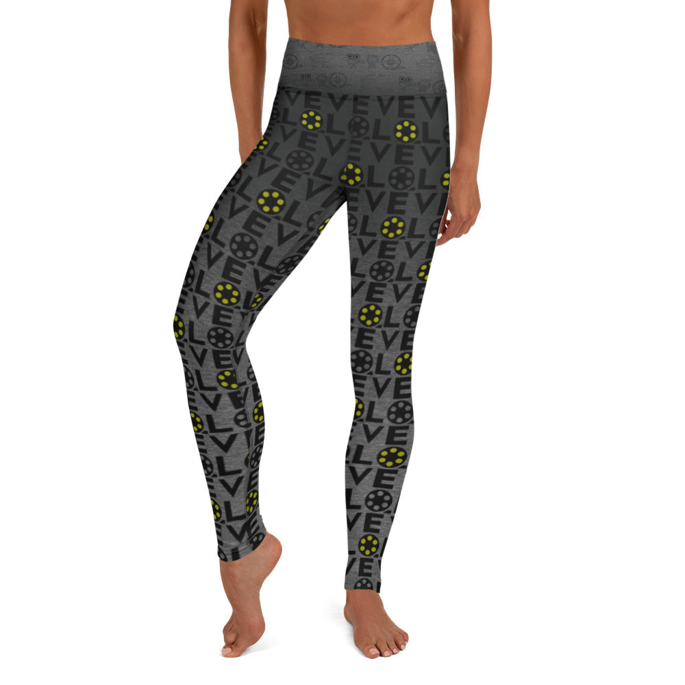 Love Movies Filmmaking - Yoga Running Workout Leggings