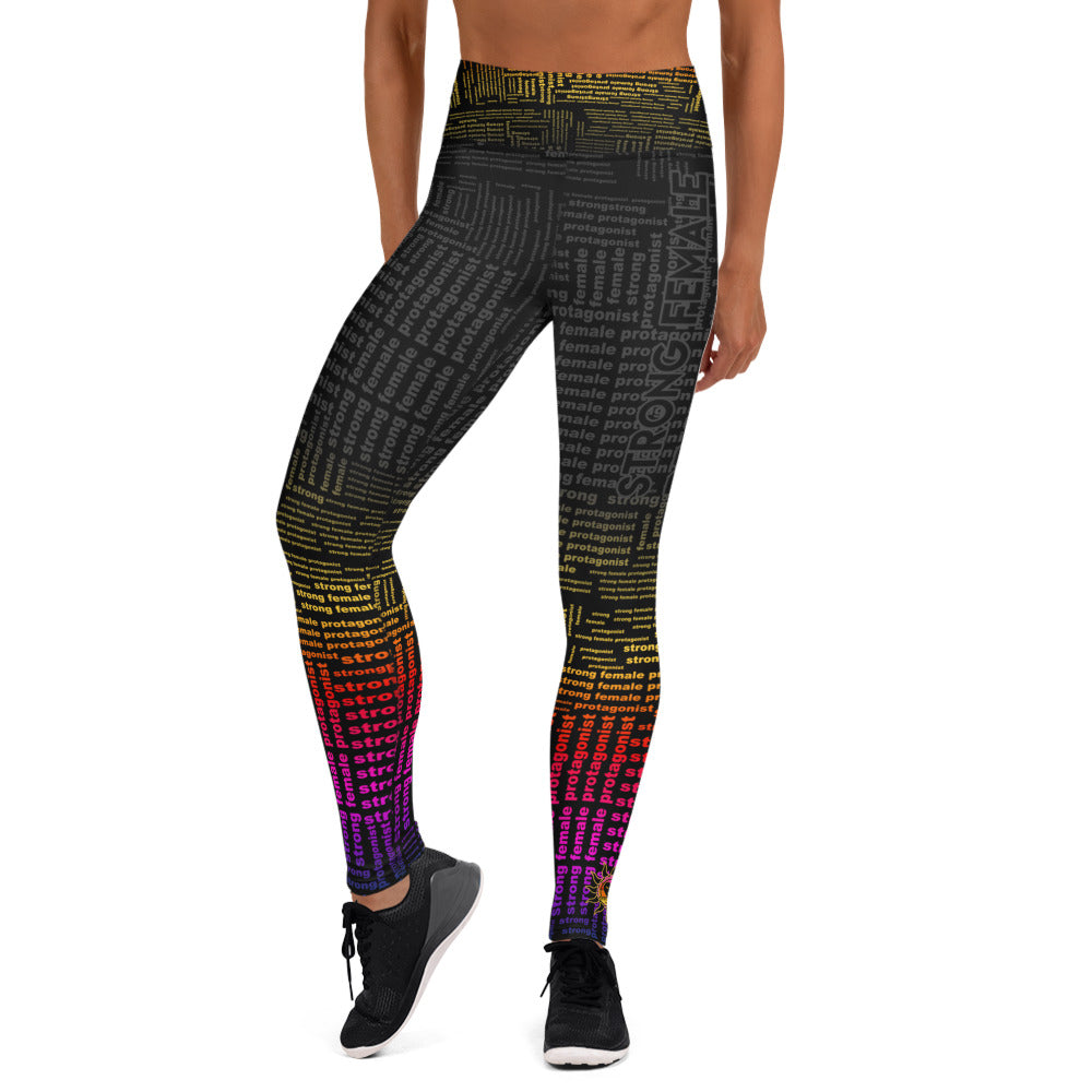 Strong Female Protagonist - Dark Sunset Option - Yoga Leggings