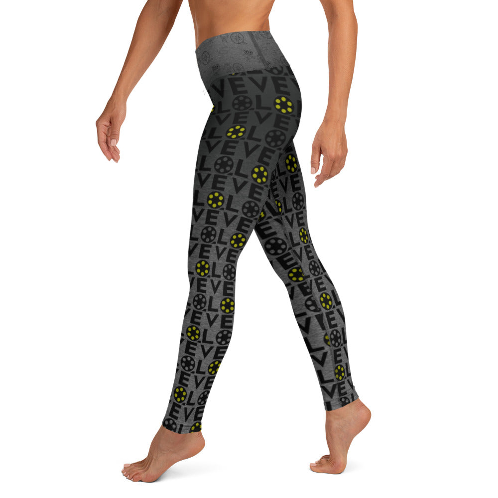 Love Movies Filmmaking - Yoga Running Workout Leggings