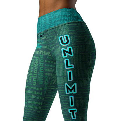 Unlimited Green - Yoga Running Lounging Leggings