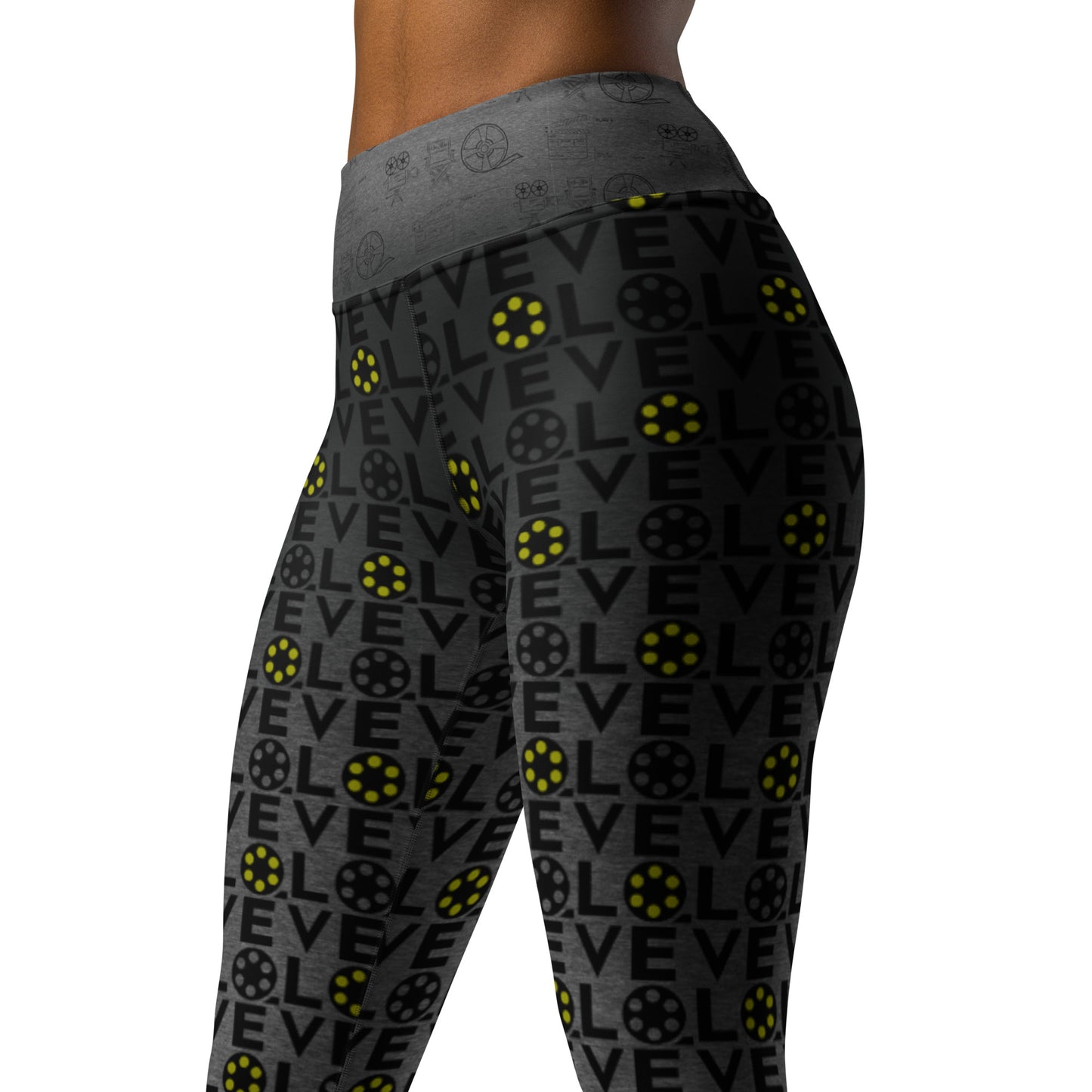 Love Movies Filmmaking - Yoga Running Workout Leggings