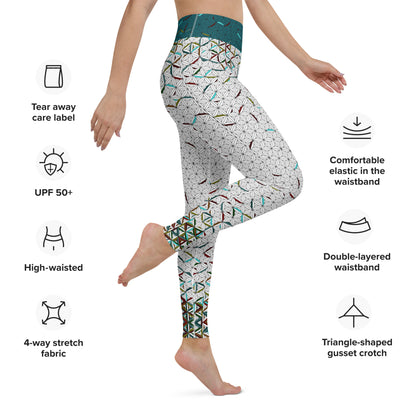 Choose Happiness - Yoga Running Workout Leggings