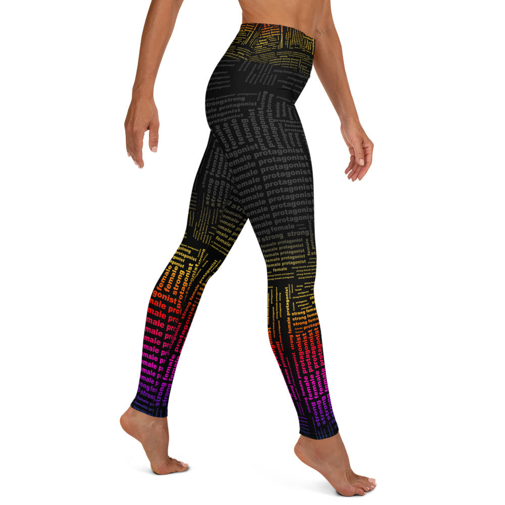 Strong Female Protagonist - Dark Sunset Option - Yoga Leggings