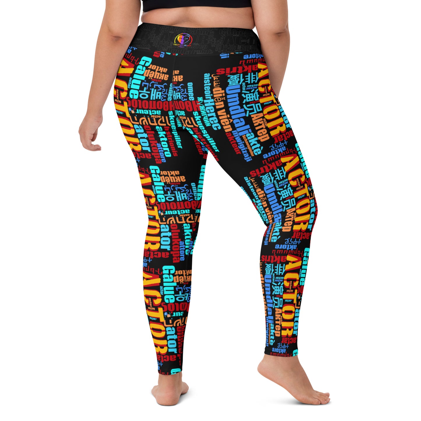 Actor in Languages - Yoga Running Workout Leggings