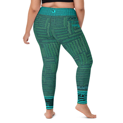 Unlimited Green - Yoga Running Lounging Leggings