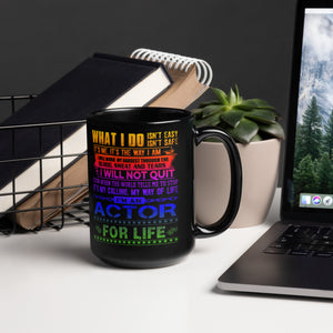 Actor for Life 15oz Colorful Mug | Gifts for Actors Audition Monologues Stay Awake