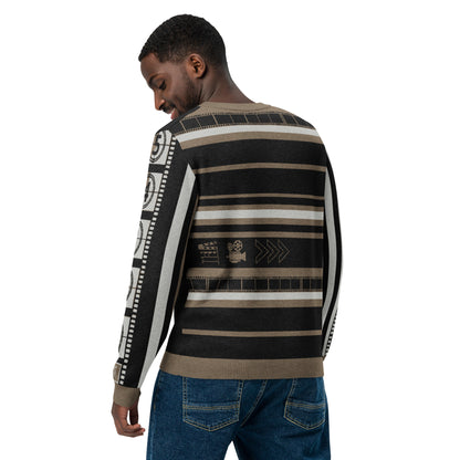 Record: Film Lover Movie Knitted Crew Neck Sweater