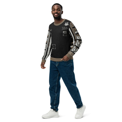 Record: Film Lover Movie Knitted Crew Neck Sweater