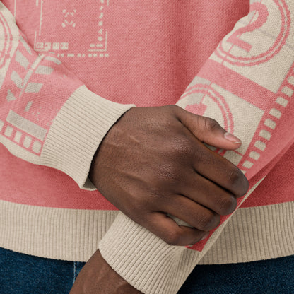 Strong Female Protagonist Pink Knitted crew neck sweater