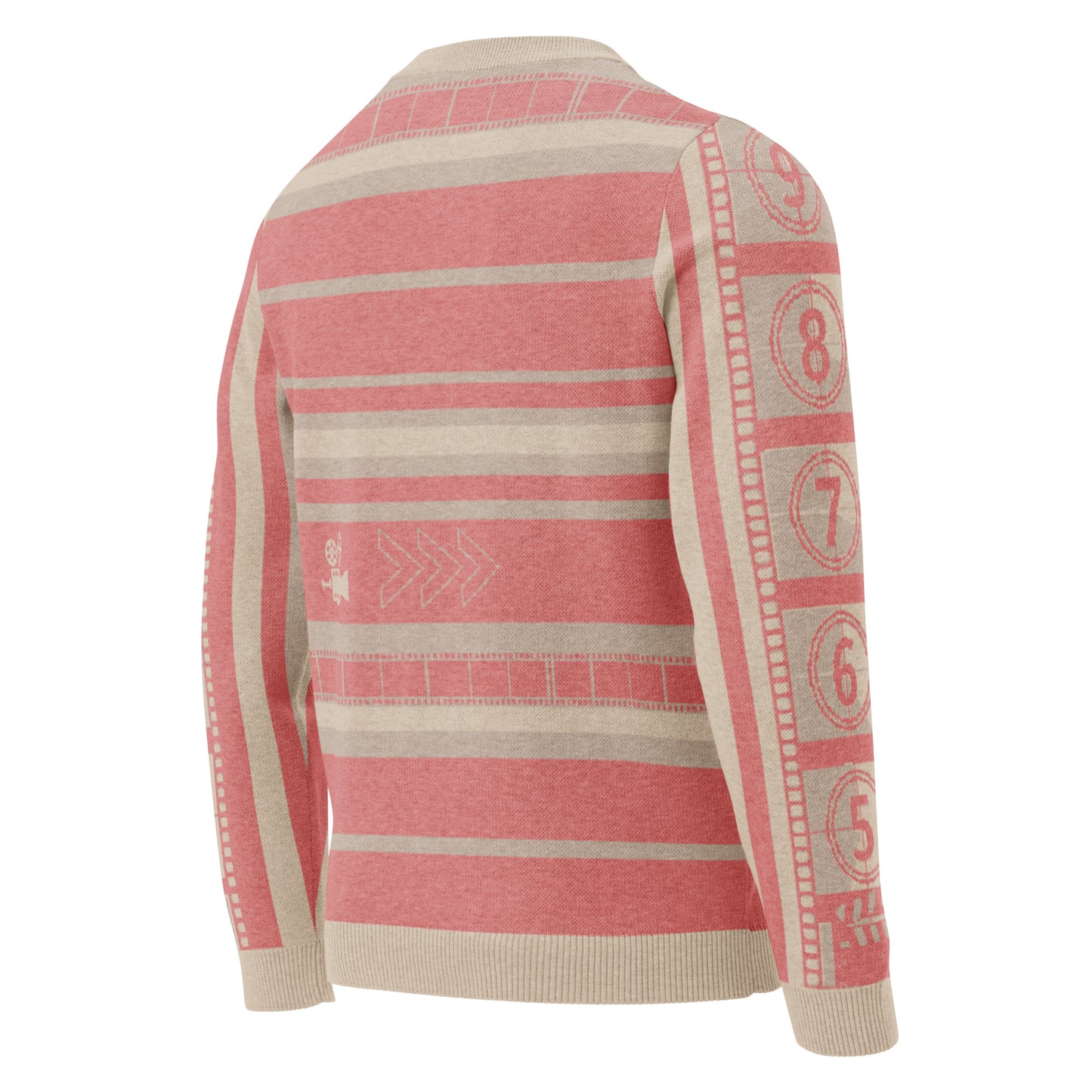 Strong Female Protagonist Pink Knitted crew neck sweater