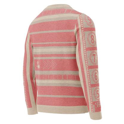 Strong Female Protagonist Pink Knitted crew neck sweater